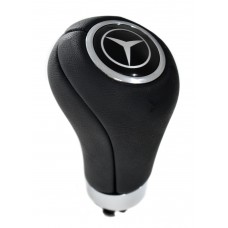 ΠΟΜΟΛΟ ΛΕΒΙΕ ΤΑΧΥΤΗΤΩΝ MERCEDES CL203/CLK200 KOMPRESSOR '00-'06/W204 - ΔΕΡΜΑ - ΜΑΥΡΟ - 'ΑΣΤΕΡΙ' - ΑΥΤΟΜΑΤΟ