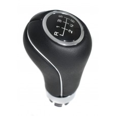 ΠΟΜΟΛΟ ΛΕΒΙΕ ΤΑΧΥΤΗΤΩΝ MERCEDES C209/ CLK '00-'06 - 6 ΤΑΧΥΤΗΤΕΣ- R123456 - ΔΕΡΜΑ - ΜΑΥΡΟ