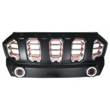 ΔΙΑΚΟΣΜΗΤΙΚΗ ΜΑΣΚΑ FORD RANGER '15- (ΓΡΥΛΙΑ) ΜΕ LED DRL