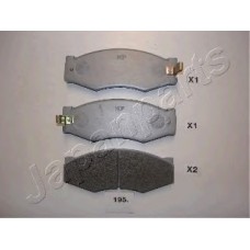 JAPANPARTS Σετ τακάκια PA-195AF