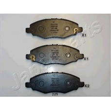 JAPANPARTS Σετ τακάκια PA-225AF