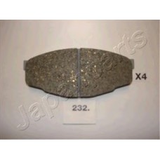 JAPANPARTS Σετ τακάκια PA-232AF