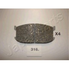 JAPANPARTS Σετ τακάκια PA-316AF