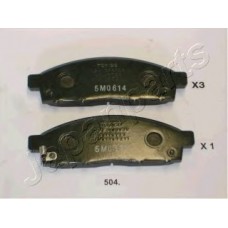 JAPANPARTS Σετ τακάκια PA-504AF