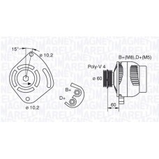 MAGNETI MARELLI Δυναμό & Εναλλάκτης Ρεύματος 063321605010