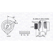 MAGNETI MARELLI Δυναμό & Εναλλάκτης Ρεύματος 063341695010