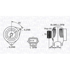MAGNETI MARELLI Δυναμό & Εναλλάκτης Ρεύματος 063341711010