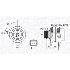MAGNETI MARELLI Δυναμό & Εναλλάκτης Ρεύματος 063341734010