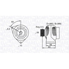 MAGNETI MARELLI Δυναμό & Εναλλάκτης Ρεύματος 063341740010