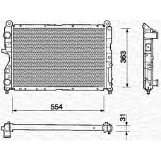 MAGNETI MARELLI Ψυγείο κινητήρα 350213108000