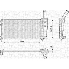 MAGNETI MARELLI Ψυγείο κινητήρα 350213196000