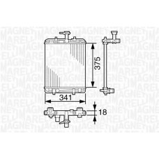 MAGNETI MARELLI Ψυγείο κινητήρα 350213390000