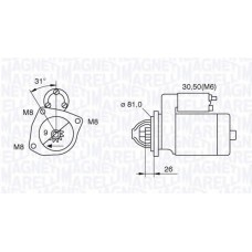 MAGNETI MARELLI Μίζα 063522230130