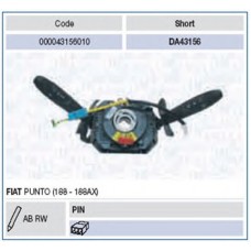 MAGNETI MARELLI Διακόπτης τιμονιού 000043156010