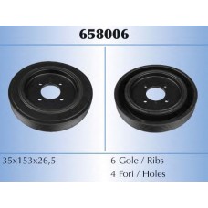 MALO Τροχαλία Στροφαλοφόρου Άξονα 658006