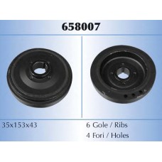 MALO Τροχαλία Στροφαλοφόρου Άξονα 658007