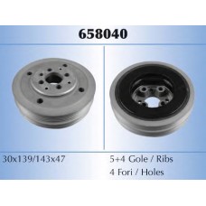 MALO Τροχαλία Στροφαλοφόρου Άξονα 658040