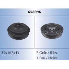 MALO Τροχαλία Στροφαλοφόρου Άξονα 658096