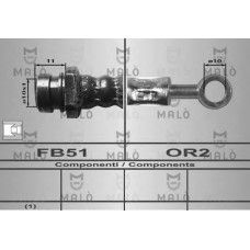 MALO Ελαστικοί σωλήνες φρένων (μαρκούτσια) 80367