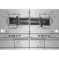 MALO Ελαστικοί σωλήνες φρένων (μαρκούτσια) 80373