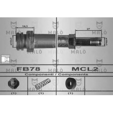 MALO Ελαστικοί σωλήνες φρένων (μαρκούτσια) 80388