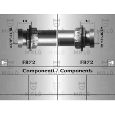 MALO Ελαστικοί σωλήνες φρένων (μαρκούτσια) 80432