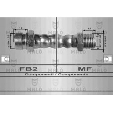 MALO Ελαστικοί σωλήνες φρένων (μαρκούτσια) 8054