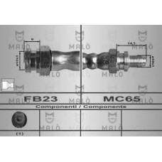 MALO Ελαστικοί σωλήνες φρένων (μαρκούτσια) 80558