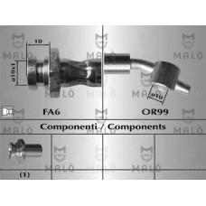 MALO Ελαστικοί σωλήνες φρένων (μαρκούτσια) 80571
