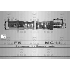 MALO Ελαστικοί σωλήνες φρένων (μαρκούτσια) 8062