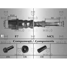 MALO Ελαστικοί σωλήνες φρένων (μαρκούτσια) 80655