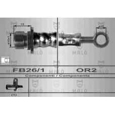 MALO Ελαστικοί σωλήνες φρένων (μαρκούτσια) 8069