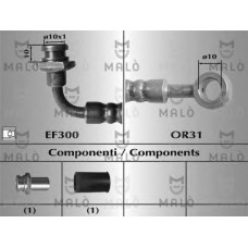 MALO Ελαστικοί σωλήνες φρένων (μαρκούτσια) 80695