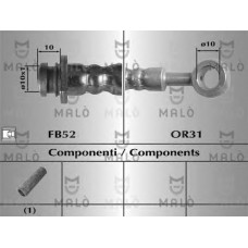 MALO Ελαστικοί σωλήνες φρένων (μαρκούτσια) 80696