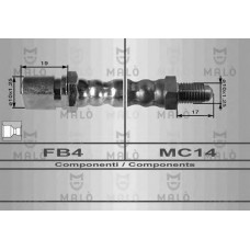 MALO Ελαστικοί σωλήνες φρένων (μαρκούτσια) 8315