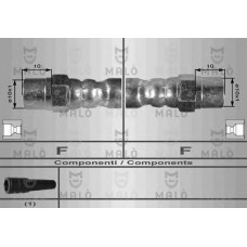 MALO Ελαστικοί σωλήνες φρένων (μαρκούτσια) 8423
