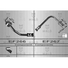 MALO Ελαστικοί σωλήνες φρένων (μαρκούτσια) 8465