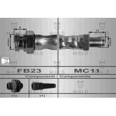MALO Ελαστικοί σωλήνες φρένων (μαρκούτσια) 8481