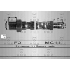 MALO Ελαστικοί σωλήνες φρένων (μαρκούτσια) 8487