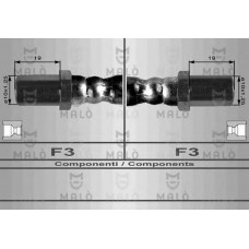 MALO Ελαστικοί σωλήνες φρένων (μαρκούτσια) 8511