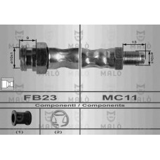 MALO Ελαστικοί σωλήνες φρένων (μαρκούτσια) 8512