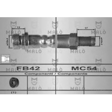 MALO Ελαστικοί σωλήνες φρένων (μαρκούτσια) 8543
