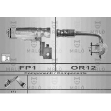 MALO Ελαστικοί σωλήνες φρένων (μαρκούτσια) 8578