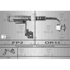 MALO Ελαστικοί σωλήνες φρένων (μαρκούτσια) 8579