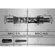 MALO Ελαστικοί σωλήνες φρένων (μαρκούτσια) 8612