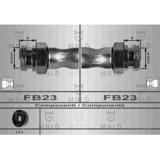 MALO Ελαστικοί σωλήνες φρένων (μαρκούτσια) 8613