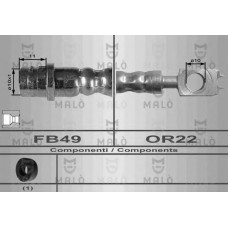 MALO Ελαστικοί σωλήνες φρένων (μαρκούτσια) 8616
