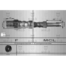MALO Ελαστικοί σωλήνες φρένων (μαρκούτσια) 8644
