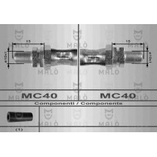MALO Ελαστικοί σωλήνες φρένων (μαρκούτσια) 8689