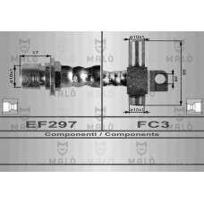 MALO Ελαστικοί σωλήνες φρένων (μαρκούτσια) 8691